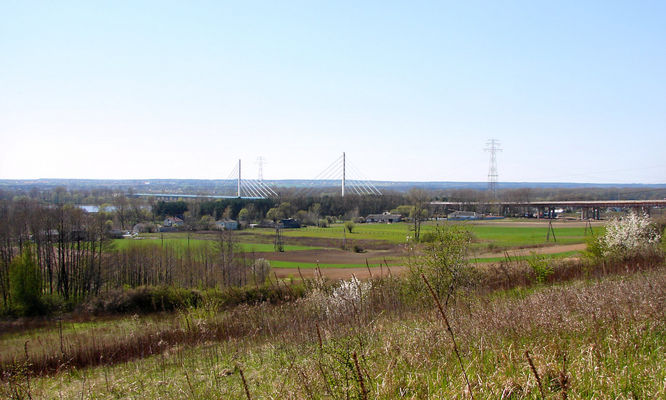 Nowy most od strony Podolszyc Południe
