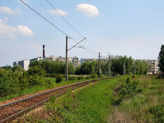 Widok w kierunku osiedla przy ul. Gintera
