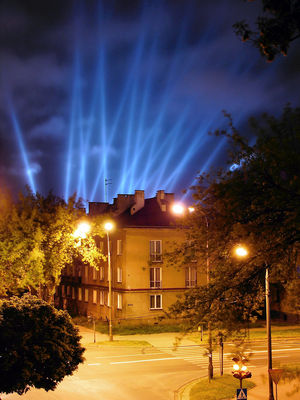 Iluminacja podczas Dni Historii Płocka
