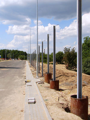 Budowa drugiej nitki ul. Wyszogrodzkiej
Czerwiec 2007
