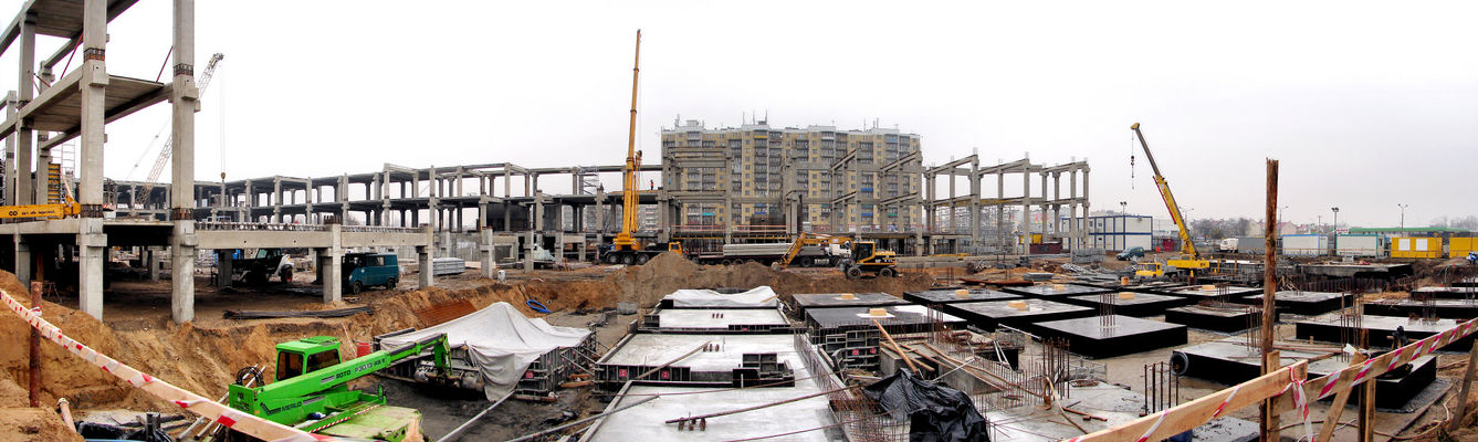 Budowa Galerii Wisła
Listopad 2007
