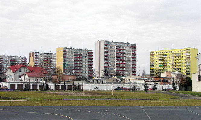 Widok na osiedle Dworcowa
