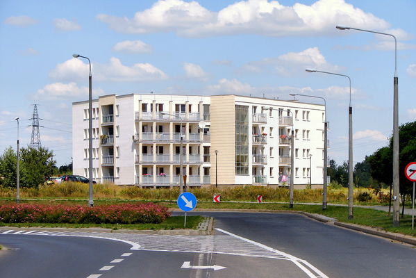 Widok na część Osiedla Tarasowego z al. Armii Krajowej
