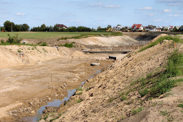Budowa IV odcinka dróg dojazdowych do nowego mostu
Skrzyżowanie z ul. Browarną
