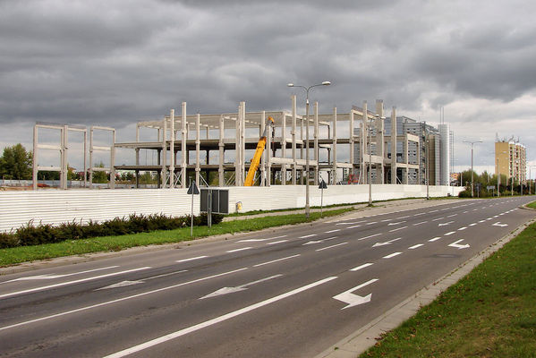 Budowa Galerii Mazovia, ul. Wyszogrodzka
Wrzesień 2008
