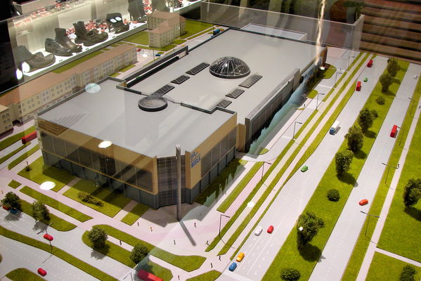 Inauguracja Galerii Wisła - makieta obiektu
