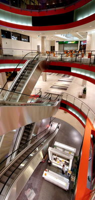 Galeria Wisła
Widok z poziomu kina Helios
