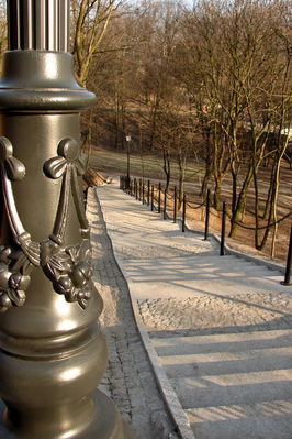 Park na Tumach
Schody za Katedrą
