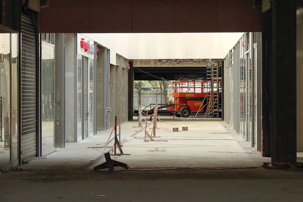 Budowa Galerii Mosty - wnętrze
Lipiec/Sierpień 2009
