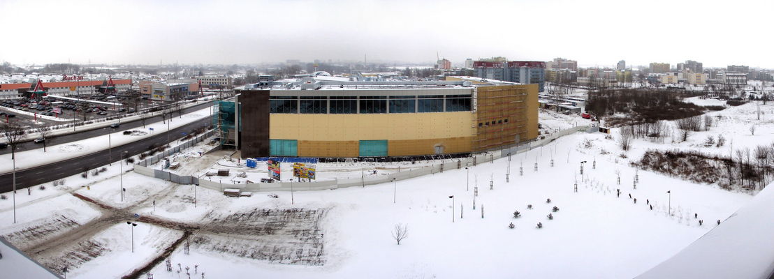 Widok z dachu biurowca PERN
Kierunek zachodni
