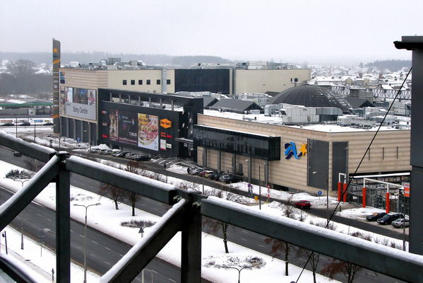 Widok z dachu biurowca PERN
Galeria Wisła
