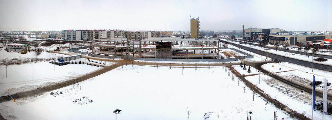 Widok z dachu biurowca PERN
Kierunek wschodni
