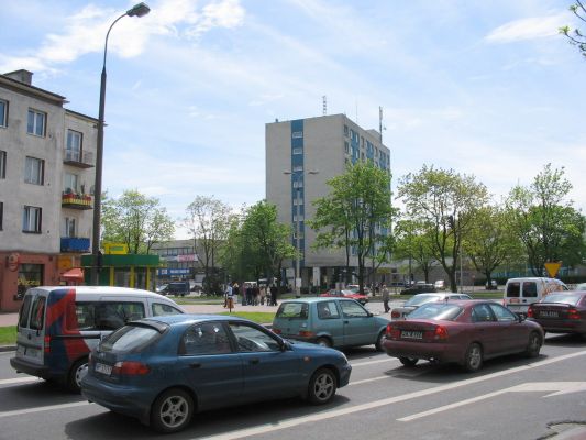 ul. Bielska - widok na hotel Petropol
