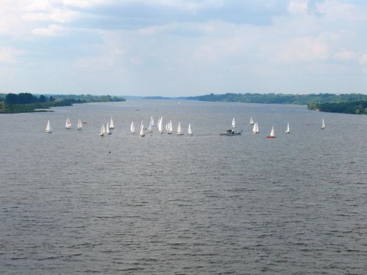 Widok z mostu na Wisłę
