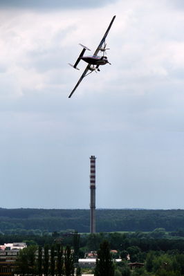 Piknik lotniczy 2010
Nad kominem mleczarni na Radziwiu
