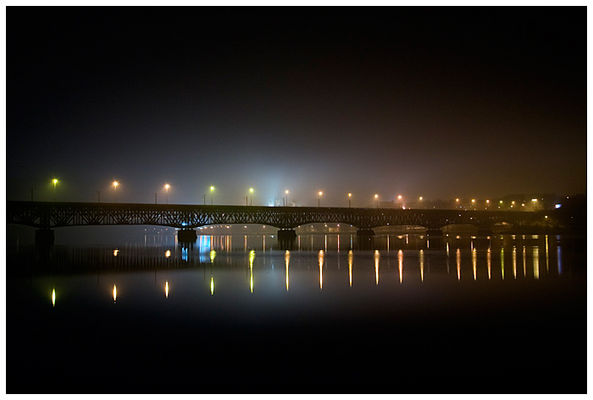 Most - jeszcze bez iluminacji...
