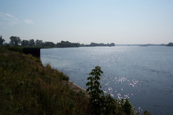 Wisła w okolicach Borowiczek
