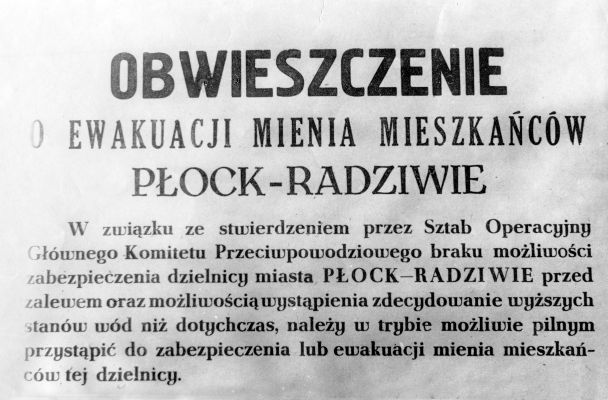 POWÓDŹ - Radziwie.
