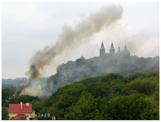 Pożar kamienicy przy ul. Rybaki 7
