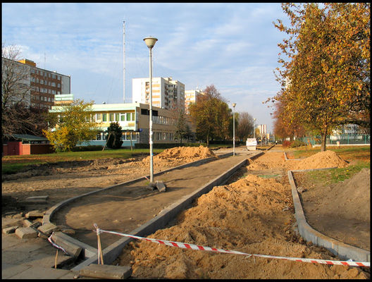 Deptak przy SDK ul. Bolesława Krzywoustego
