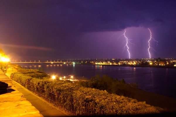 błyskawica nad Wisłą
