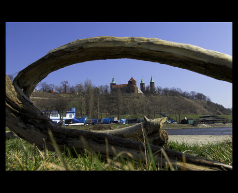 Bazylika Katedralna z innej perspektywy.
