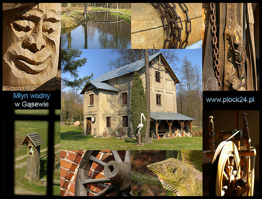 Młyn wodny w Gąsewie.
gm. Bodzanów
