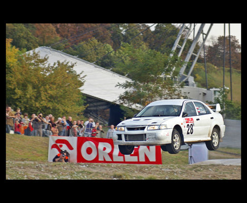 Robert LUTY i Daria DZIWISZ w Mitsubishi Carisma
VIII Runda Rajdowych Samochodowych Mistrzostw Polski
