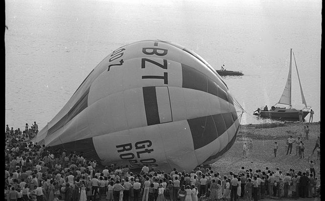 Balon na płockiej plaży
