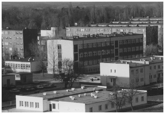 Przychodnia lekarska przy ul. Wolskiego.
