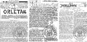 gazetki kolportowane przez FMW 
Orlętal Małachowiak, Jagielloniak - za kolportaż karano
Słowa kluczowe: gazetki