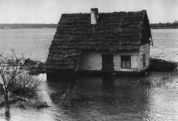 Powódź - okolice Płocka (1982)
