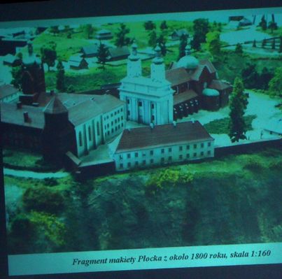 Makieta Płocka z ok. 1800 r 

