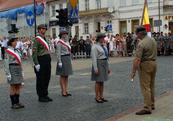 Sztandar dla Hufca ZHP Płock
15 sierpnia 2010 Hufiec ZHP Płock otrzymał sztandar i wybrał swojego patrona - im. Obrońców Płocka 1920 roku
Słowa kluczowe: sztandar harcerze 