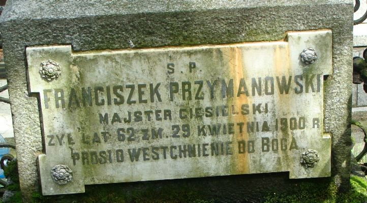 Mogiła mistrza ciesielskiego Franciszka Przymanowskiego - cm. ul. Kobylińskiego
Zdjęcie na prośbę rodziny
Słowa kluczowe: mogiła