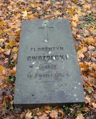 cmentarz ewangelicki 
Florentyn Gwozdecki - emeryt
Słowa kluczowe: cmentarz ewangelicki 