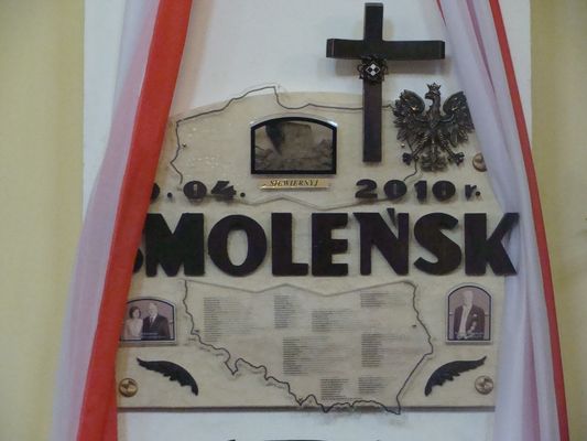 "Tablica smoleńska"
kościół św. Dominika - "na Górkach"
Słowa kluczowe: tablica kościół