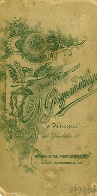 Płoccy fotografowie
Grzywiński
Słowa kluczowe: fotograf