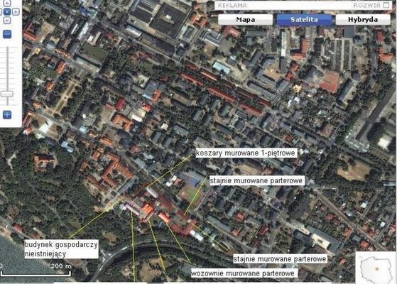 koszary 8 pułku artylerii lekkiej
przy ul. Dąbrowskiego 
Słowa kluczowe: koszary