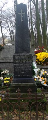 cmentarz prawosławny
nagrobek naczelnika płockiej guberni
Słowa kluczowe: cmentarz