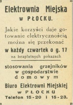 reklama
 z 1937 r.
Słowa kluczowe: reklama