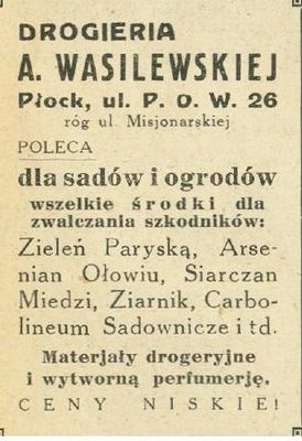reklama
 z 1937 r.
Słowa kluczowe: reklama