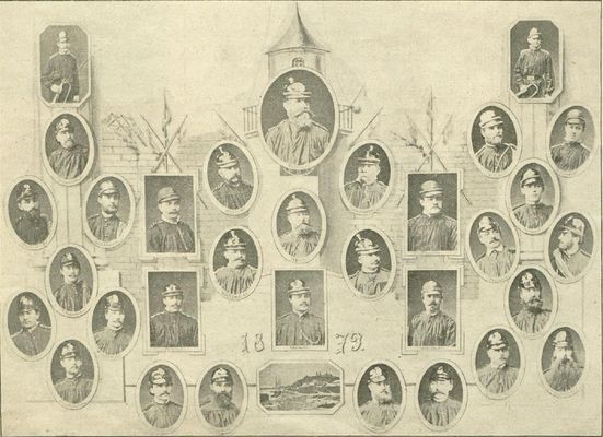 Straż ogniowa - portrety strażaków
rok 1879
Słowa kluczowe: Straż ogniowa 