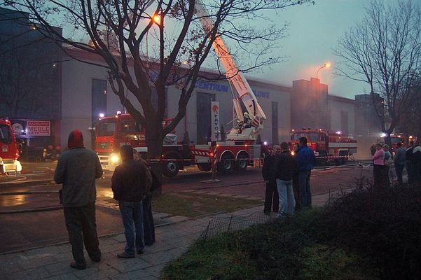 Pożar DH Tayger 7.10.2006
