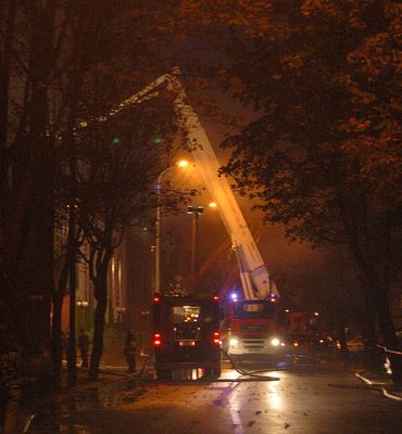 Pożar DH Tayger 7.10.2006
