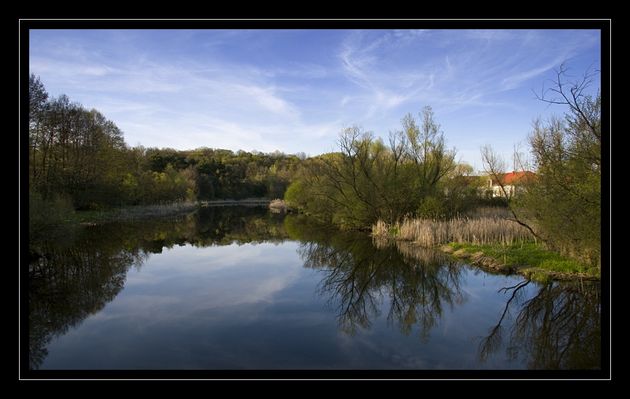 Rzeka Skrwa w okolicach Cierszewa
