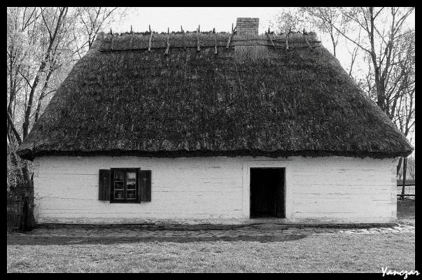 Chłopska chata z drugiej połowy XIX w.
Skansen w Sierpcu
