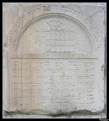 Macewa
Fragment macewy na cmentarzu żydowskim
