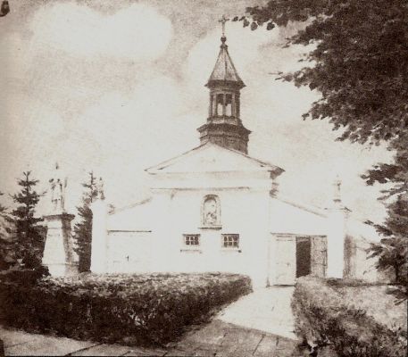 Kaplica św. Stanisława Kostki 1928 r.
Nie istniejąca już kaplica należąca do Ochronki św. Stanisława Kostki zw. Stanisławówką. Kaplica przerobiona została ze stajni koszarowej.
