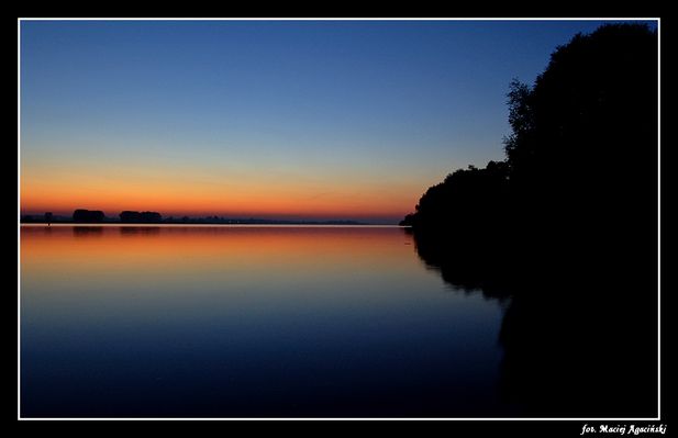 Wieczór nad Wisłą
